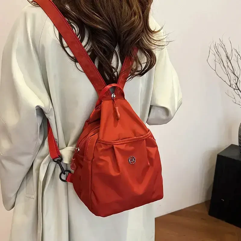 【好物系】新款多功能多层时尚百搭双肩包胸包简约休闲斜挎包旅行包