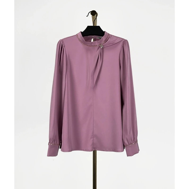 高端台湾品牌短袖春夏新款时尚妈妈上衣 若5212A