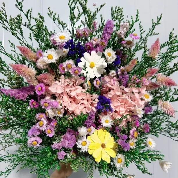 【樱花漫野】永生干花花束用于室内家居装饰摆件小清新风格