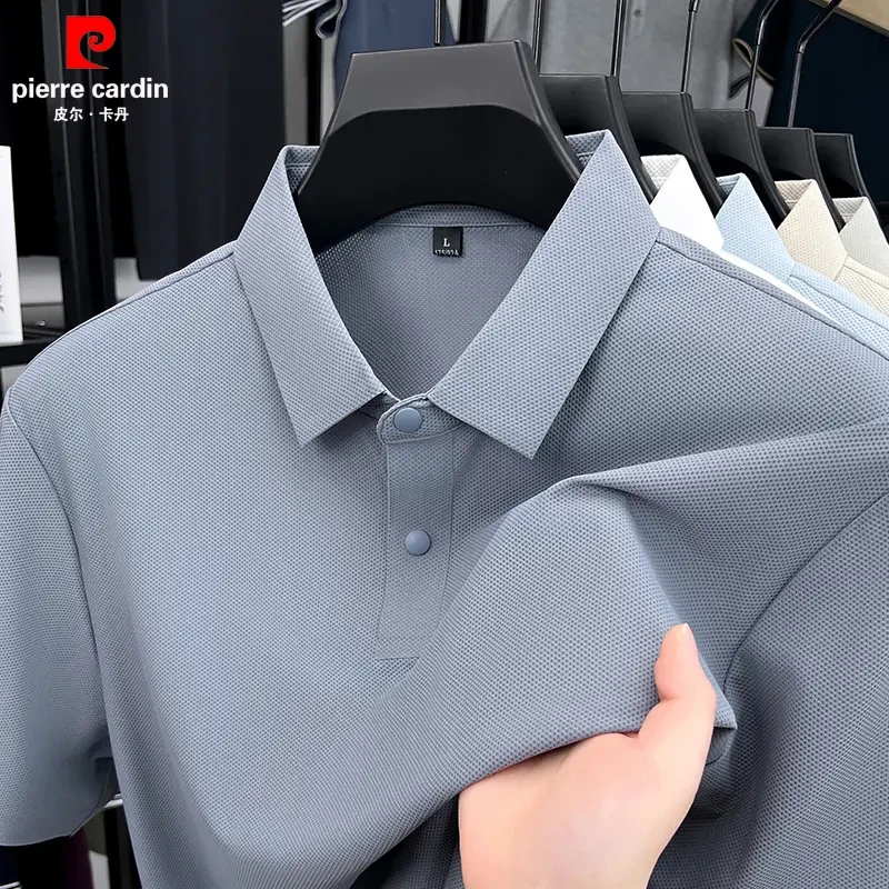 夏季纯色薄款短袖免烫休闲常规Polo衫速干修身透气衬衫