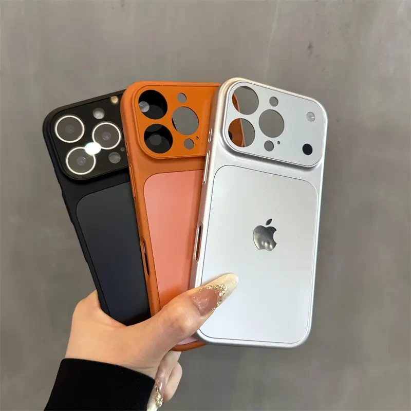 15ProMax秒变17手机壳原机感一镜膜iPhone16Pro男款14Pro17PM防摔