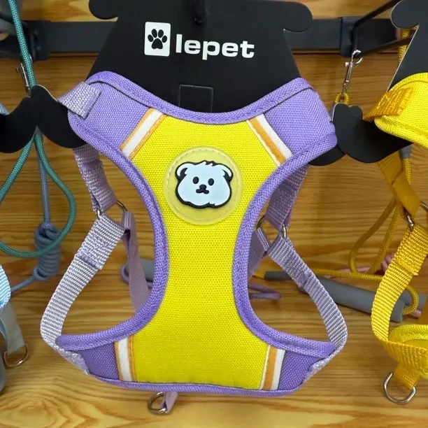 舒适透气防挣脱狗狗胸背带泰迪比熊小中型犬牵引绳