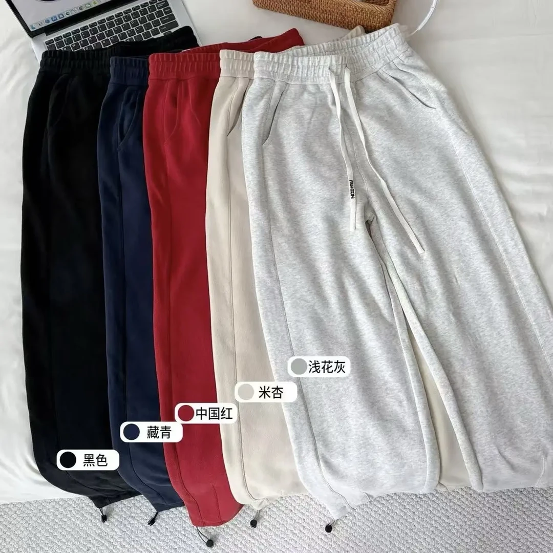 洛妃家卷卷裤弯刀裤休闲裤冬季显瘦百搭保暖日常