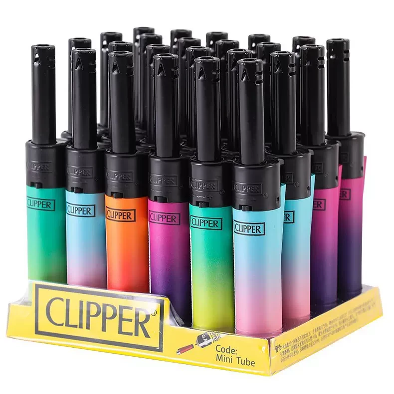CLIPPER可利福长管点火器烟斗专用打火机点火枪器充气长手柄耐用