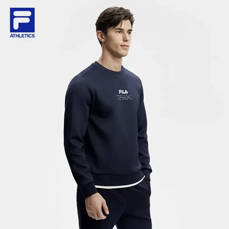FILA斐乐上衣【速干空气棉】运动男装春秋简约时尚卫衣A51M511206A
