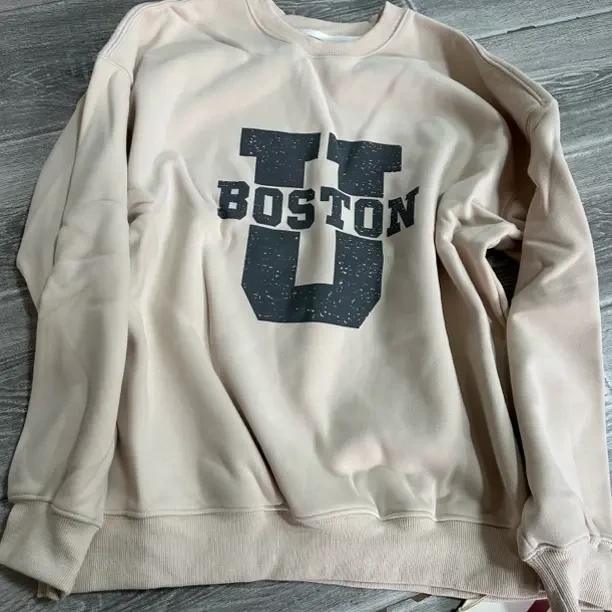 25002美式潮牌冬季加绒宽松百搭长袖男女同款卫衣