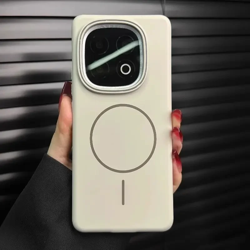 magsafe磁吸适用vivoiQOO13pro亲肤手感手机壳iQOO12超薄磨砂壳