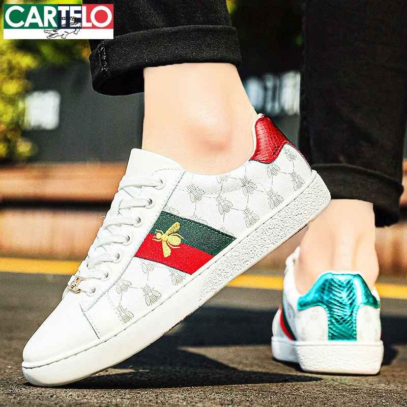 卡帝乐鳄鱼小白鞋男鞋秋季2025新款轻奢高端休闲板鞋男士鞋子男款