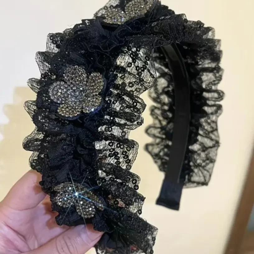 少女风欧美风女复古宫廷日韩发箍头箍简约头饰时尚轻奢秋冬抓夹