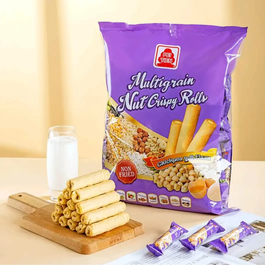 【会员商店】北田 综合谷物坚果香脆卷（膨化食品）鹰嘴豆蛋黄口味（京东/顺丰）宿舍解馋小零食