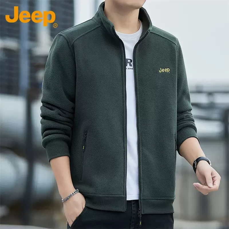 Jeep吉普卫衣男士潮流宽松运动上衣2025春秋季新款休闲开衫外套男