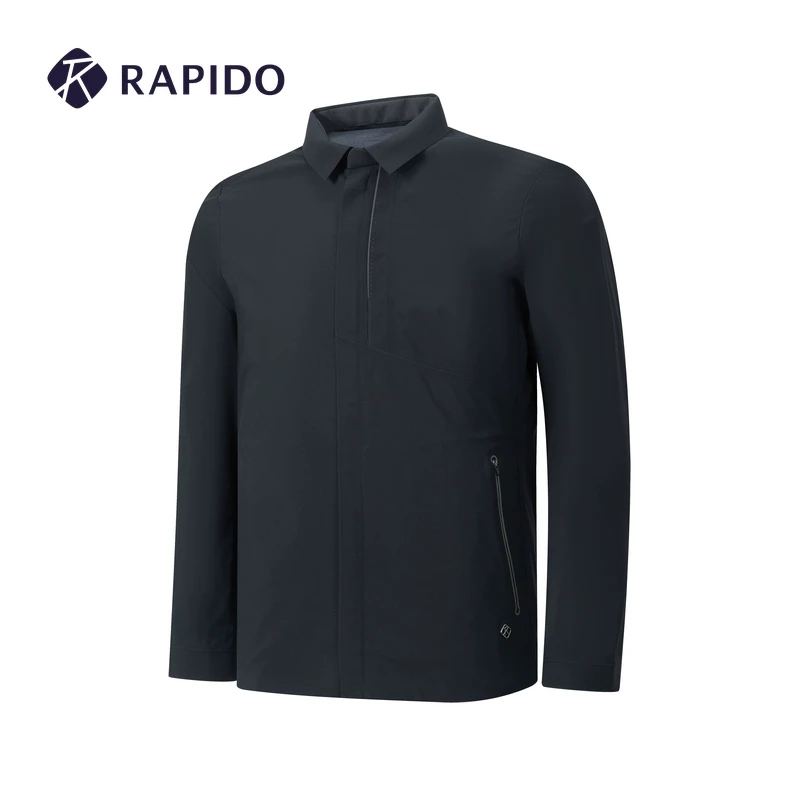【新品】RAPIDO雳霹道25春季男士R系列商务休闲衬衫领夹克CN5139U04