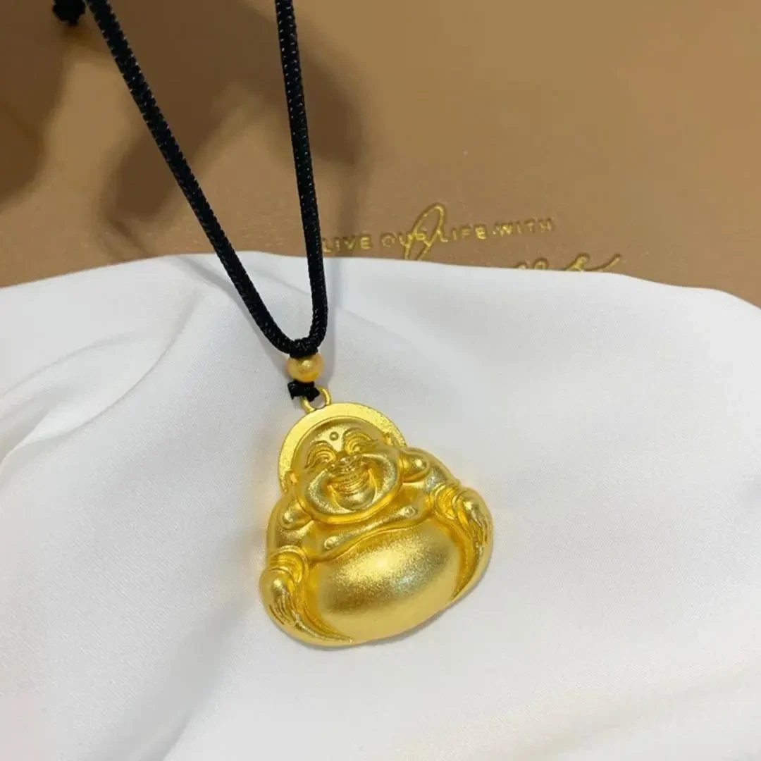 合金吊坠 合金吊坠（实心弥勒佛吊坠）时尚气质经典百搭里外一色