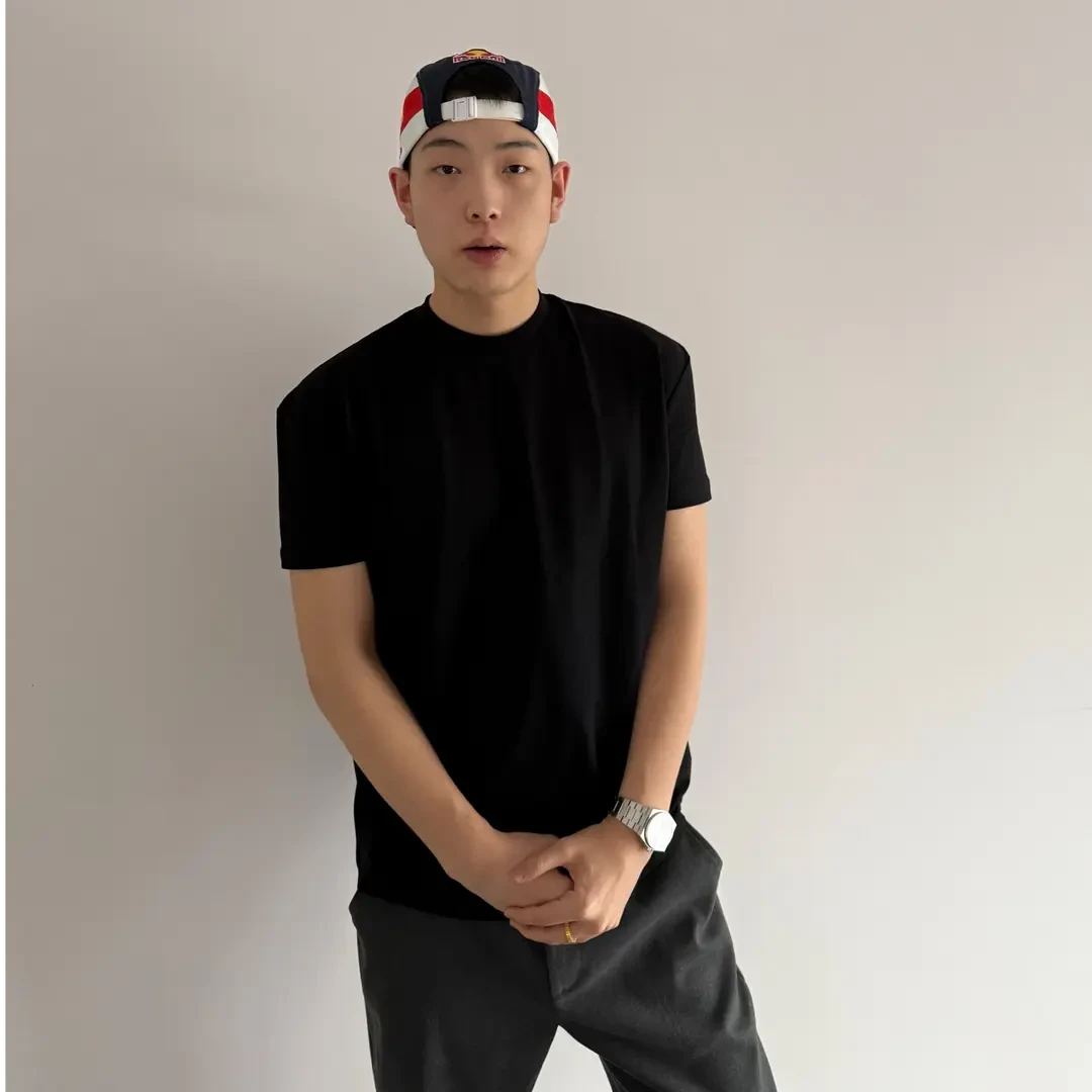 何以至此 25SS美式休闲纯色索罗娜T运动速干凉感弹力圆领短袖