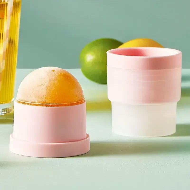 【4.9★6个】冰球模具硅胶冰球制冰器大号圆形冰格家用自制冰块神器