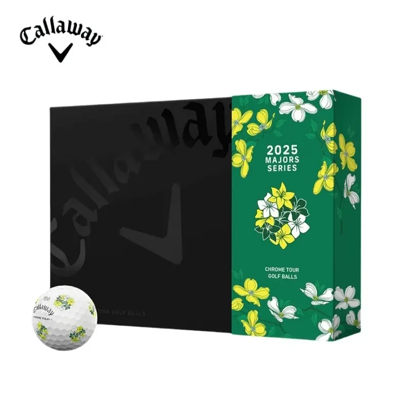 Callaway卡拉威高尔夫球25新Chrome Tour Major大师赛限量四层球