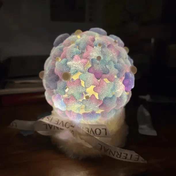 【咕噜】七夕礼物星星软糖小夜灯创意手工diy送女友闺蜜朋友礼物