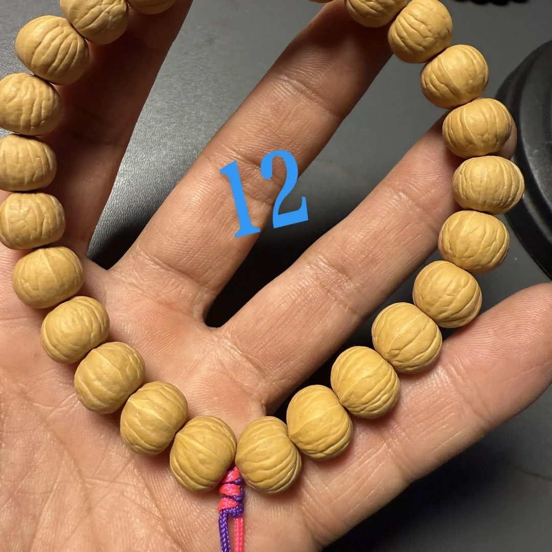 木质手链 原皮原色无科技凤羽南瓜桩京八棱男女单圈佛珠手持