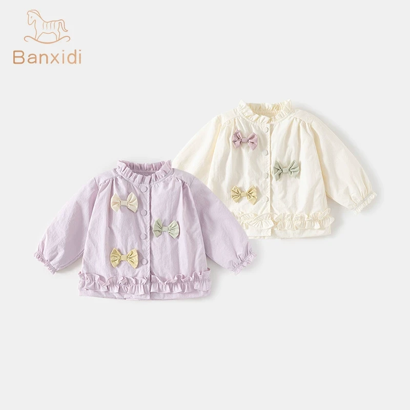 班喜迪女童外套春秋新款儿童洋气时髦女宝宝公主春季长袖上衣春装