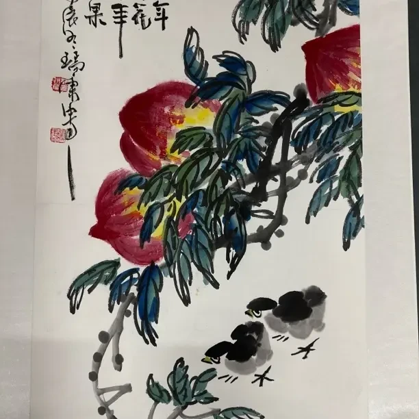 张瑞康  寿桃图