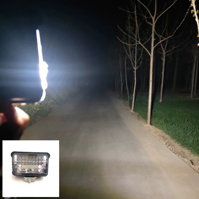 农用车用LED灯远近光一体大亮度方射灯工程车前雾灯12V24V包邮