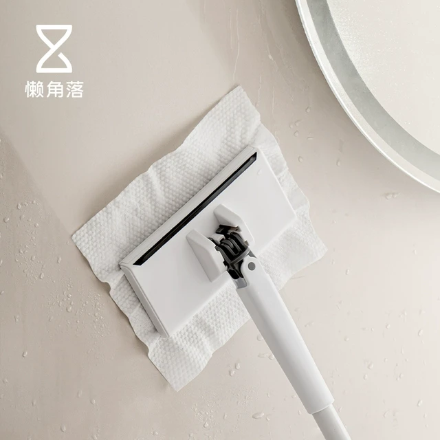 懒角落洗脸巾拖把可夹抹布小拖把平板拖地懒人一次性自动厨房浴室