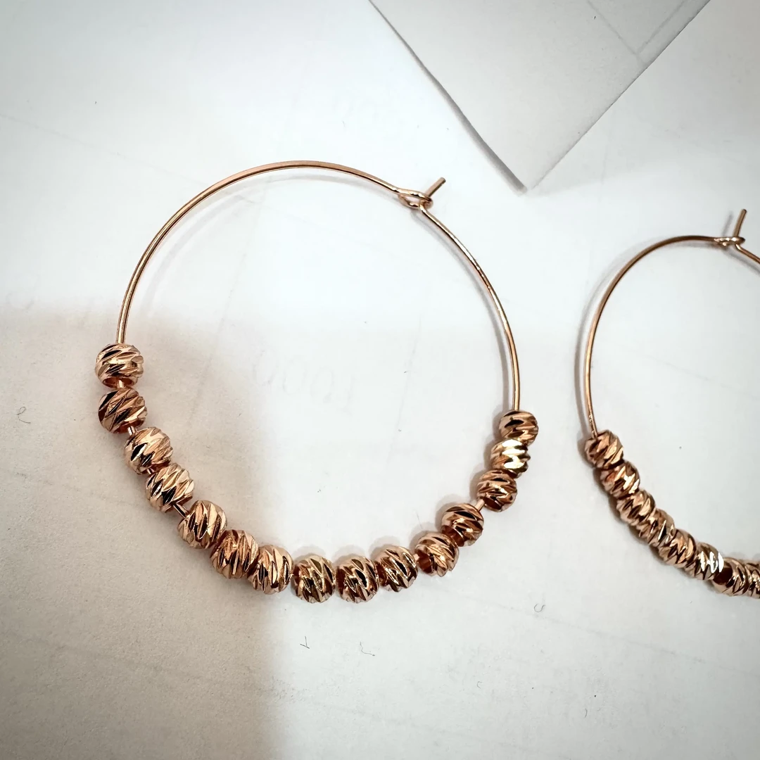 铜合金耳饰 铜合金耳饰 耳环 欧美奢华时尚精致流行个性大耳圈