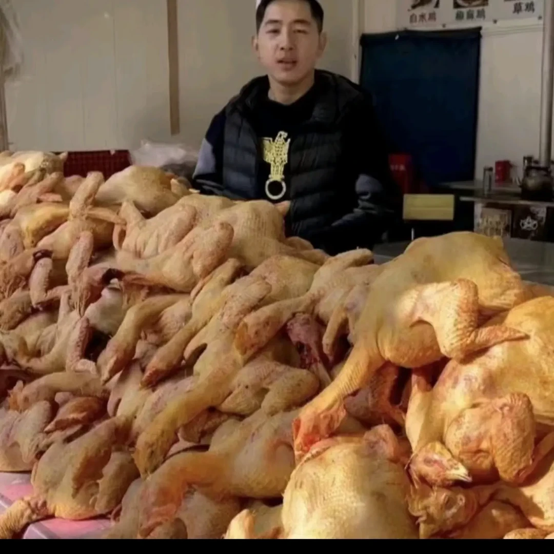 清真临夏本地12斤三黄鸡2只包邮