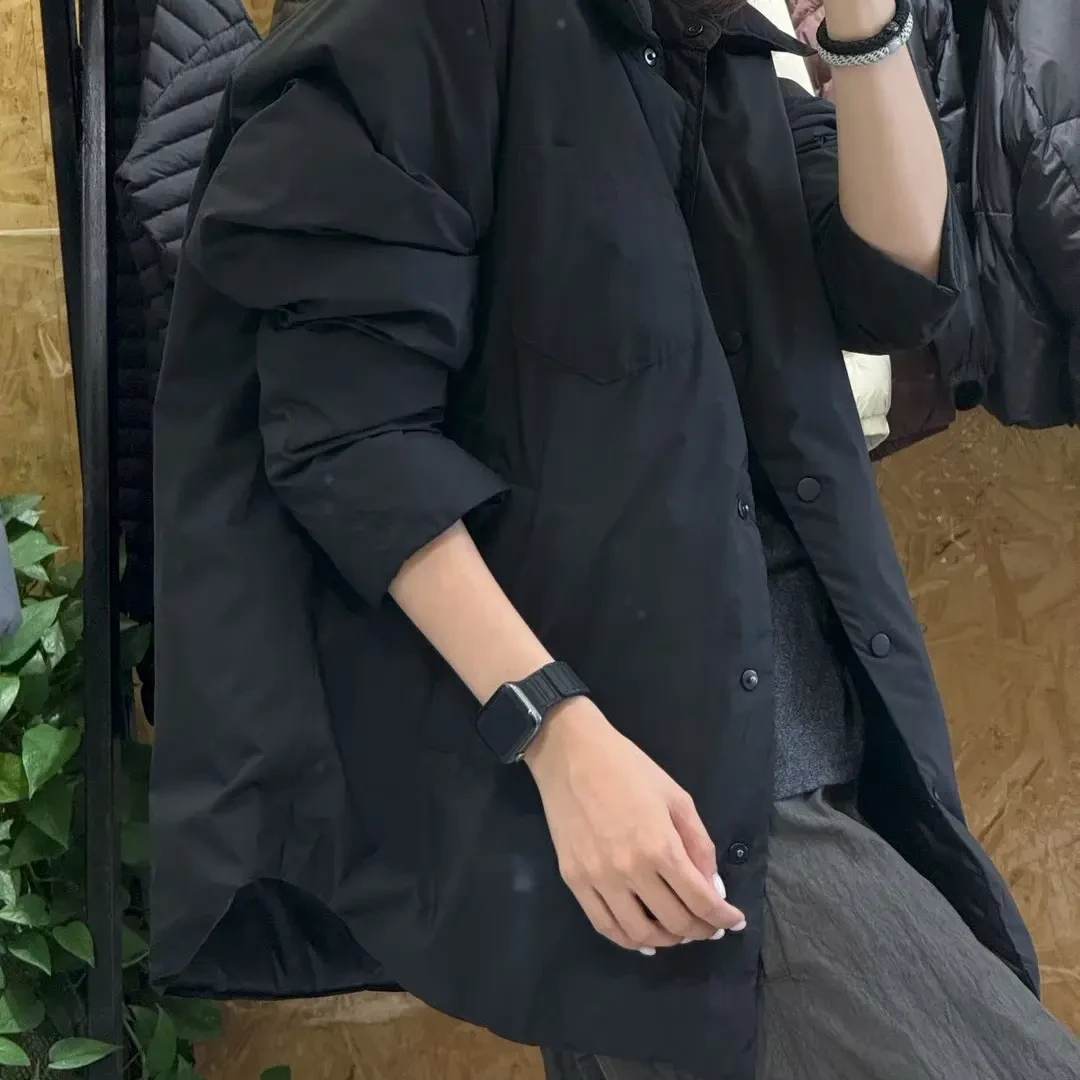 25112休闲时尚羽绒服宽松保暖不专毛不跑毛