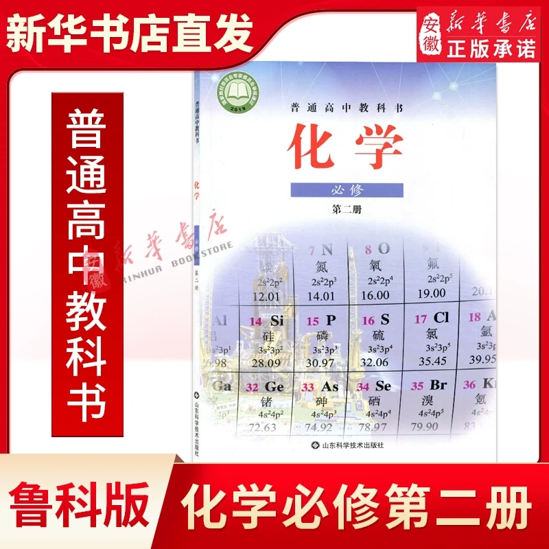 鲁科版高中化学必修第二册山东科学技术出版社高中化学必修二课本