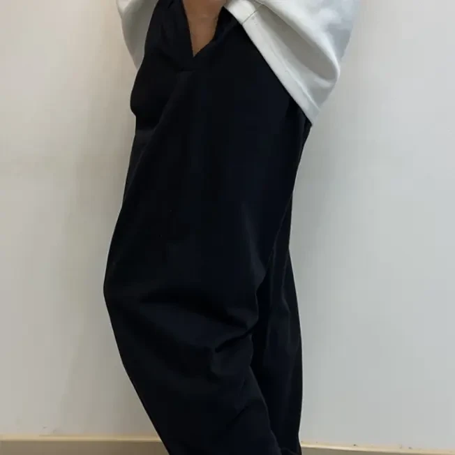 秋季纯色运动运动裤休闲裤长裤九分潮流韩版欧美风