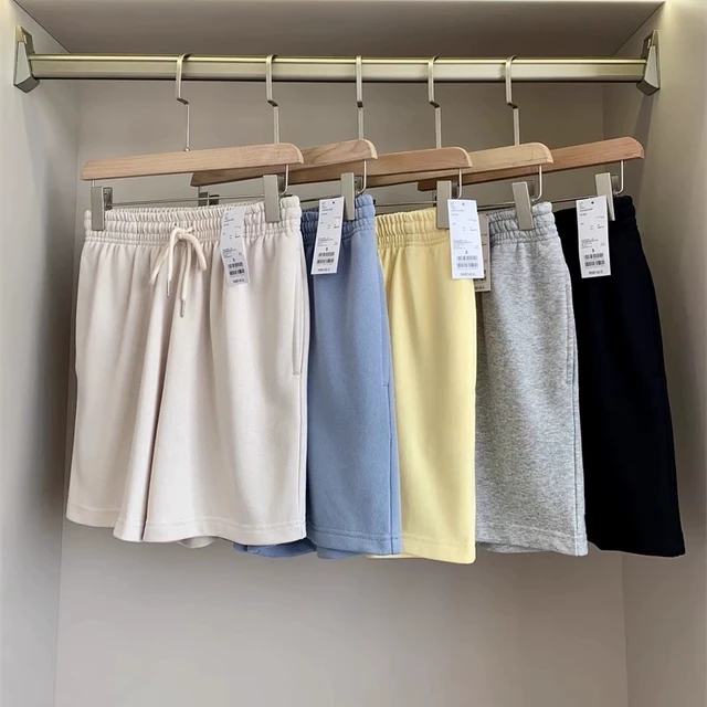 日单~试衣间！夏季新款舒适休闲运动短裤毛圈卫裤阔腿裤宽松短裤