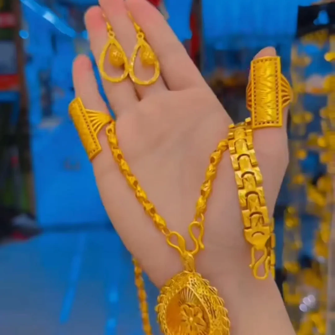 铜合金吊坠 饰品项坠卡其色首饰金色民族风通用女