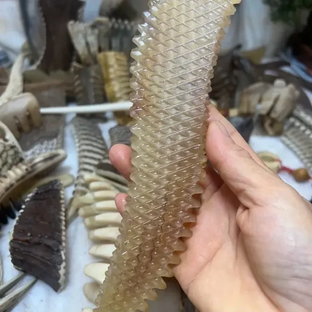 广匠轩天然羊角S型加厚刮痧板全身通用