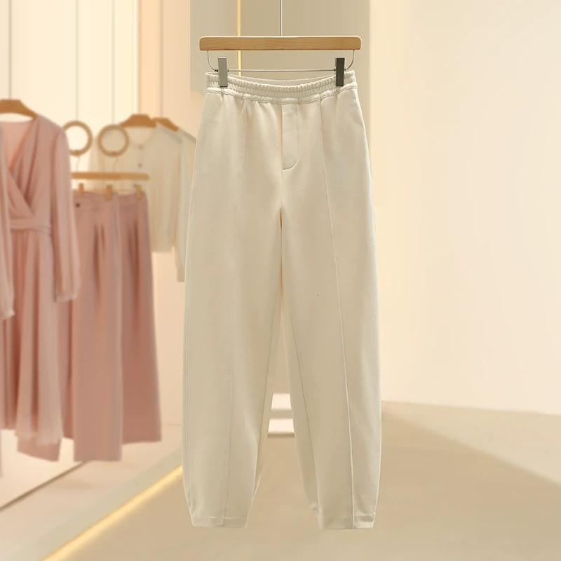 【Fy】宽松通勤休闲直筒百搭简约长裤2025春新款专柜撤柜品牌女装