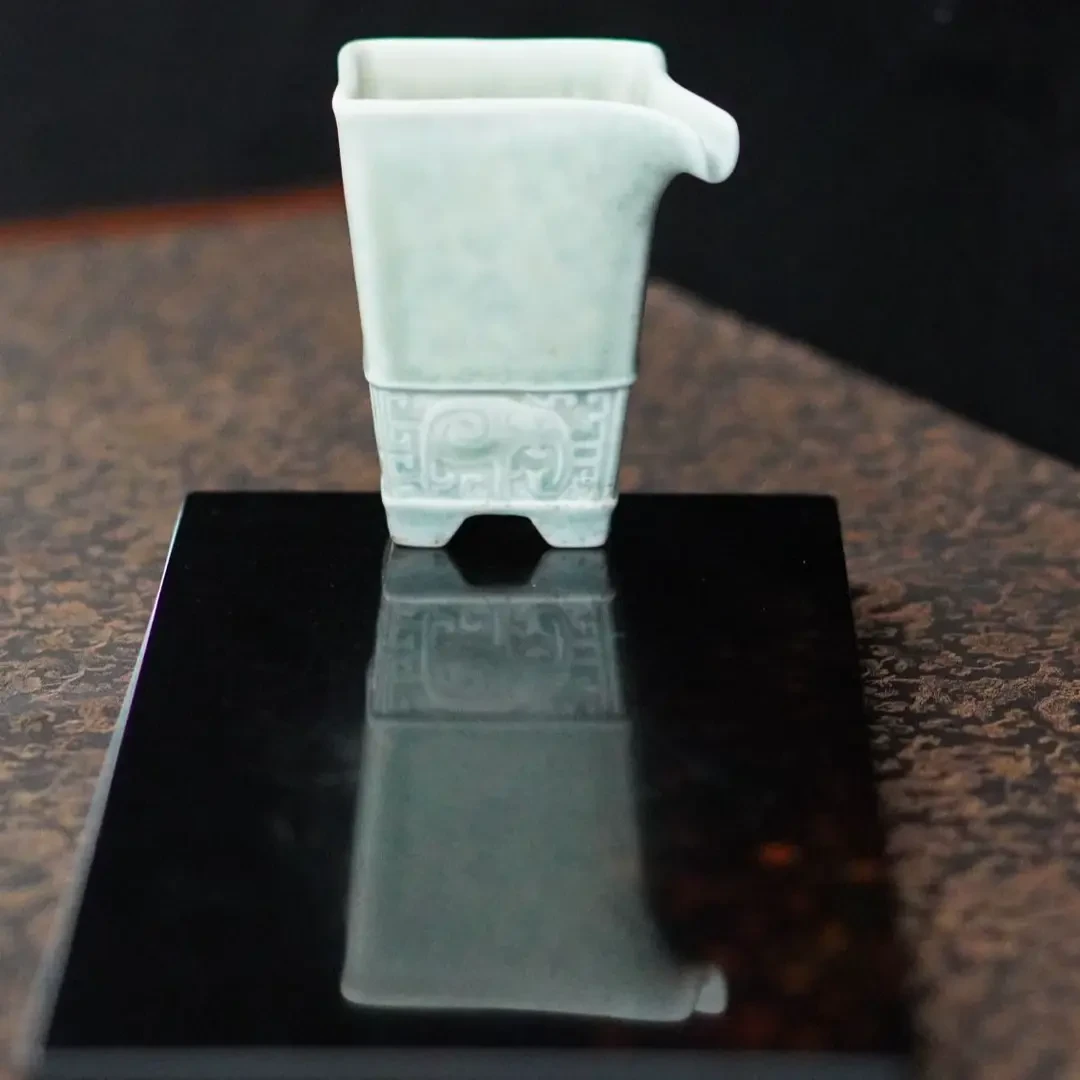 【云由-青瓷四象公道杯】复古高端大气