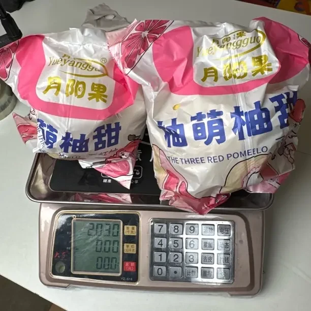 月阳果三红柚树上自然熟两个装包邮