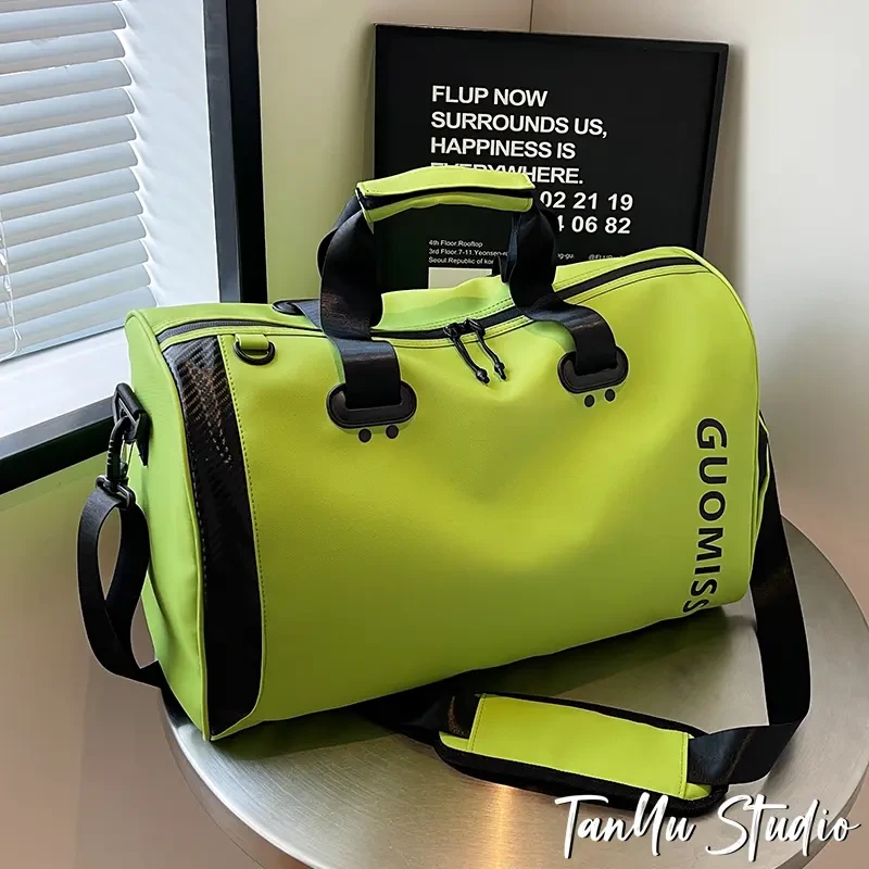 便携防泼水干湿分离游泳包运动健身包短途旅行包大容量收纳行李袋