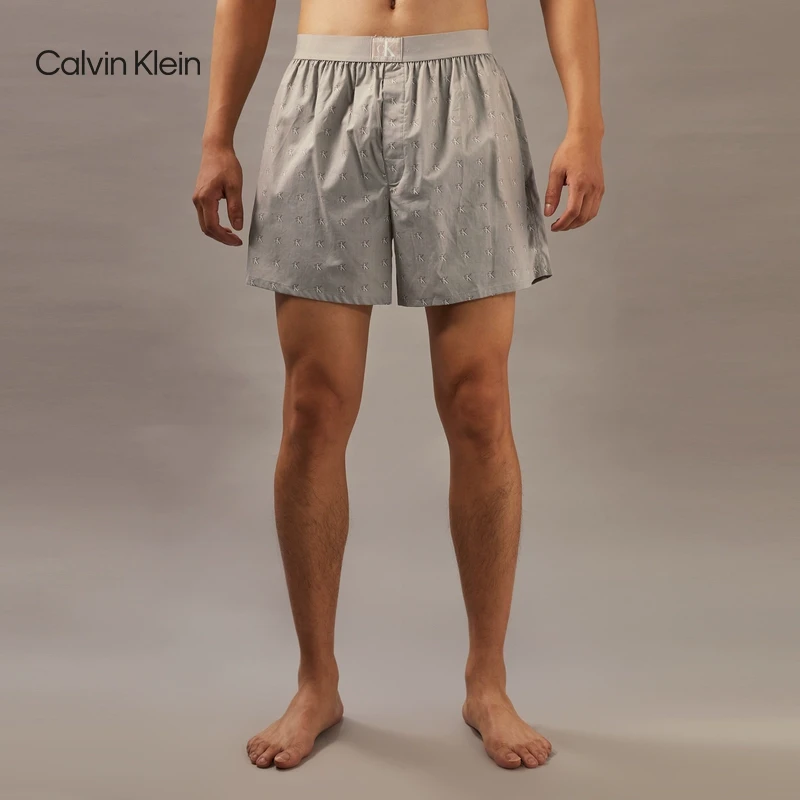 【CK96系列】CK内衣男士舒适纯棉满印宽松四角裤平角内裤NM2654