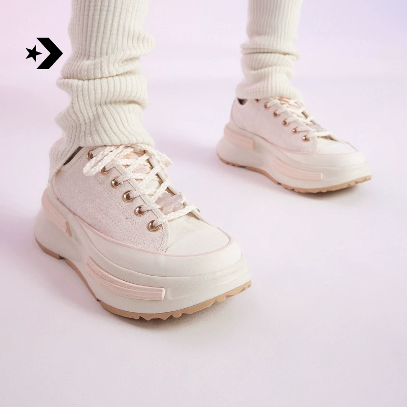 【夹心厚底鞋】匡威RunStarLegacyCX厚底休闲运动鞋粉色A13853C