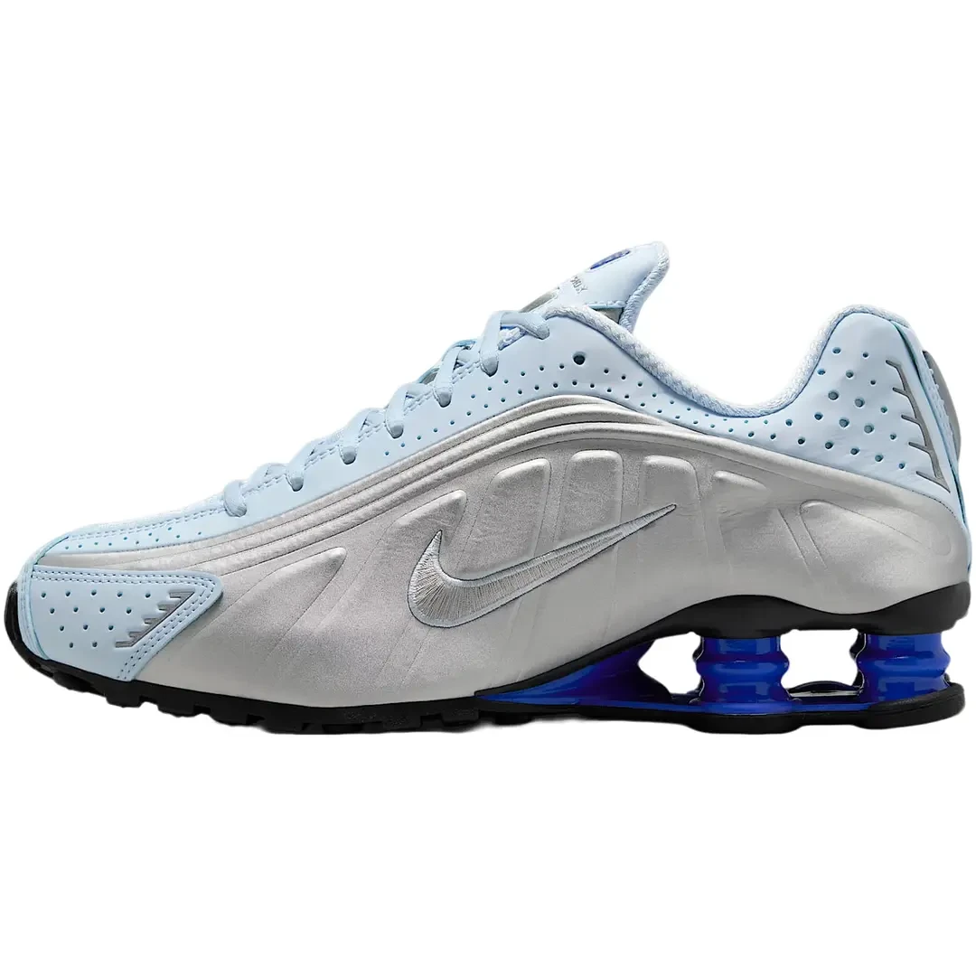 NIKE/耐克梦回千禧年SHOXR4冰蓝银舒适流光风运动鞋AR3565-402