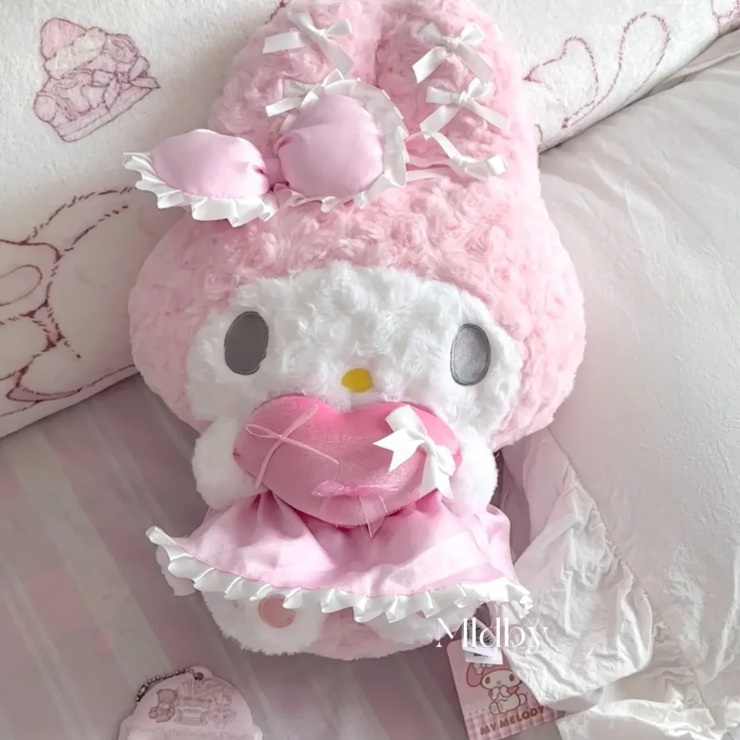 三丽鸥美乐蒂爱心坐姿公仔可爱玩偶女生生日礼物