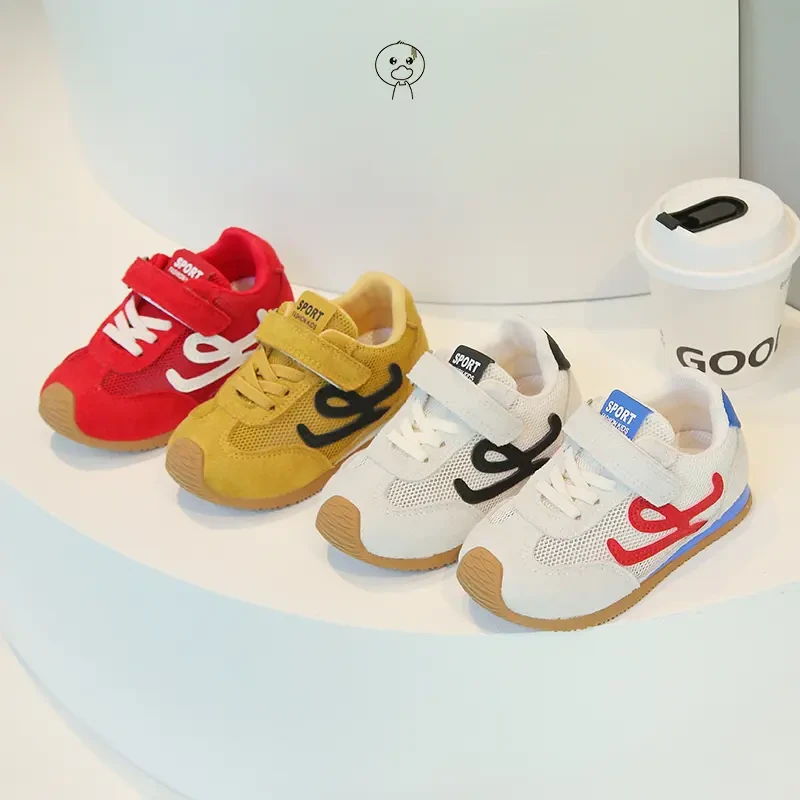 小黄鸭儿童运动鞋春夏男童鞋宝宝网鞋机能鞋女童板鞋德训鞋潮