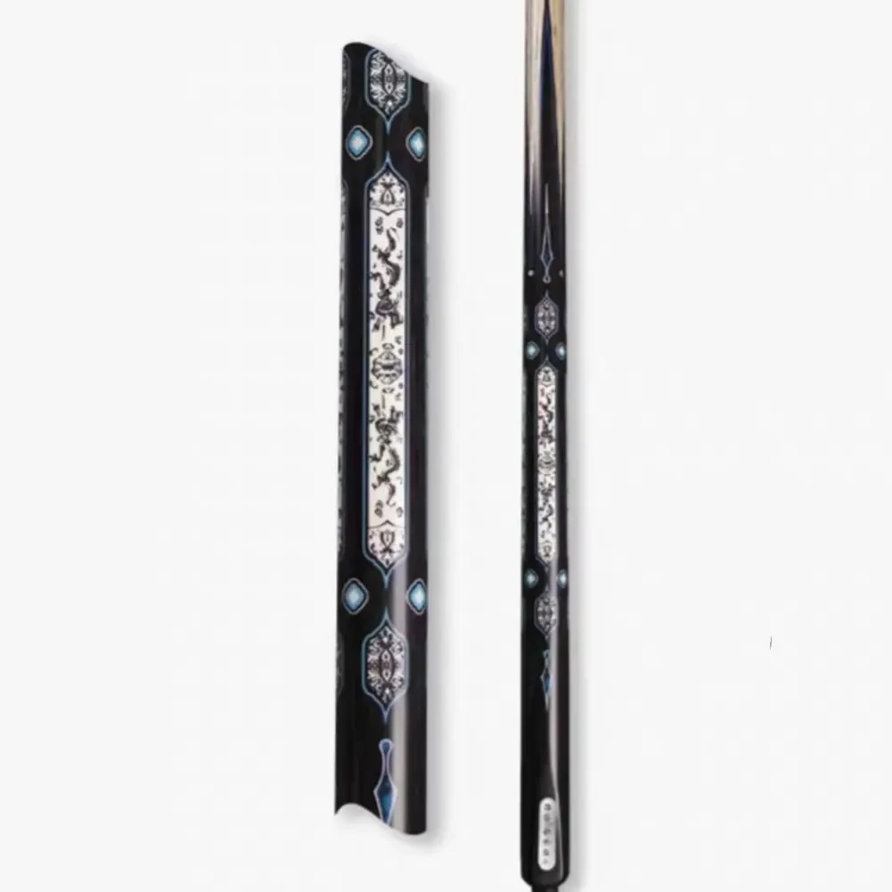 小头通杆一体中式八球斯诺克职业打感台球杆