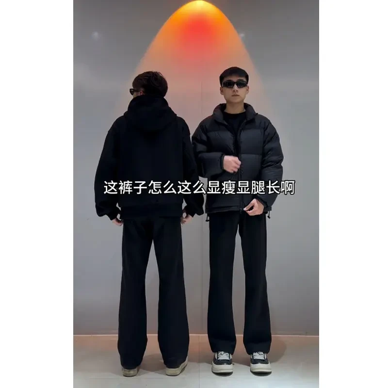 裤王cleanfit微喇裤子男款春秋高级感痞帅西裤中性风薄款弯刀长裤