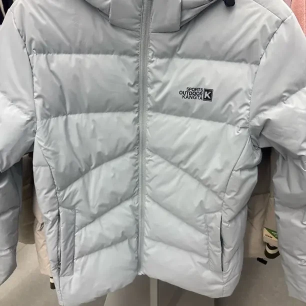 男子冬季多彩复古防泼水鸭绒连帽保暖运动羽绒服