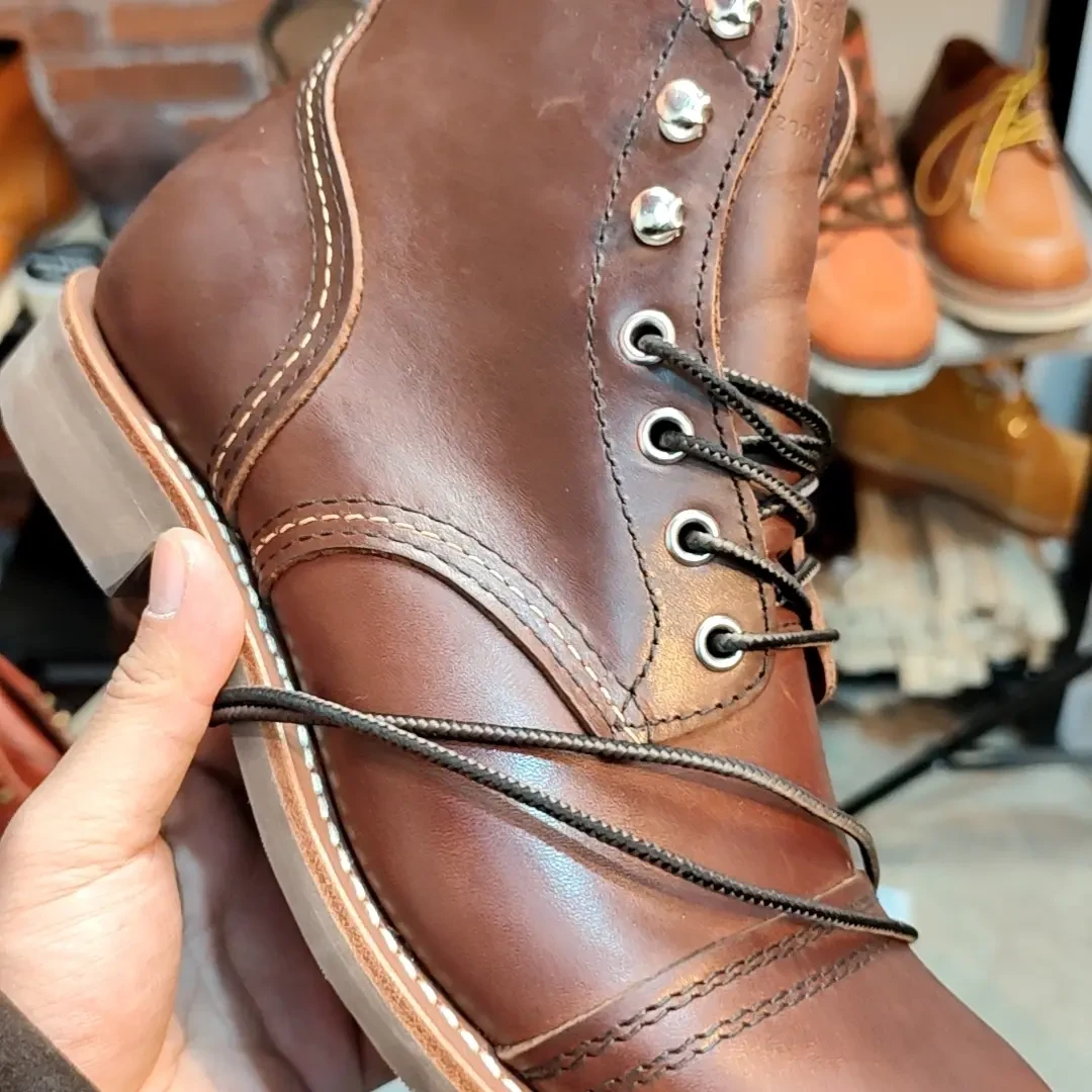 头层油浸皮复古矿工靴 不防油.泥前期脏了不好看保养后无敌好看