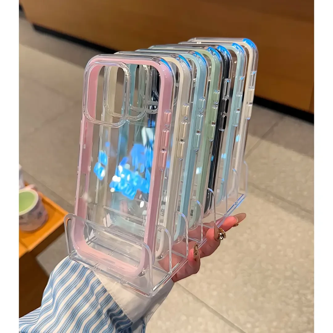 ins风高级透色适用iPhone16苹果13promax手机壳15小众14/12