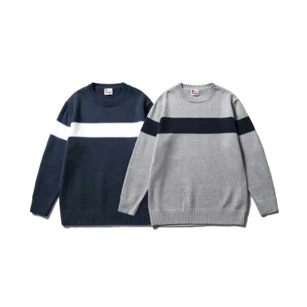 日系复古秋冬重磅套头毛衣 AW216