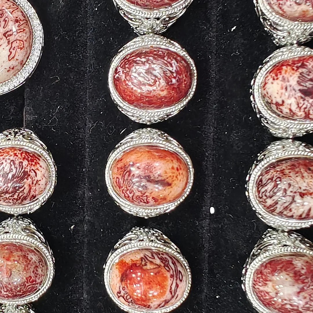 铁合金亚克力戒指 三界戒指 鹿鹿通